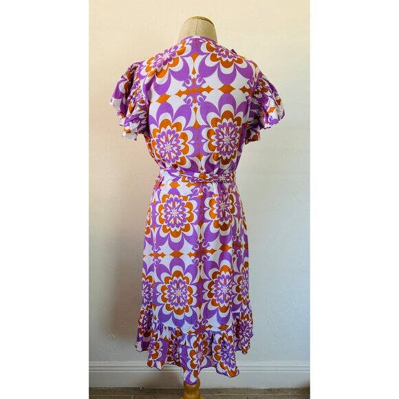 Feather & Find Wrap Dress - Picture 2 of 11